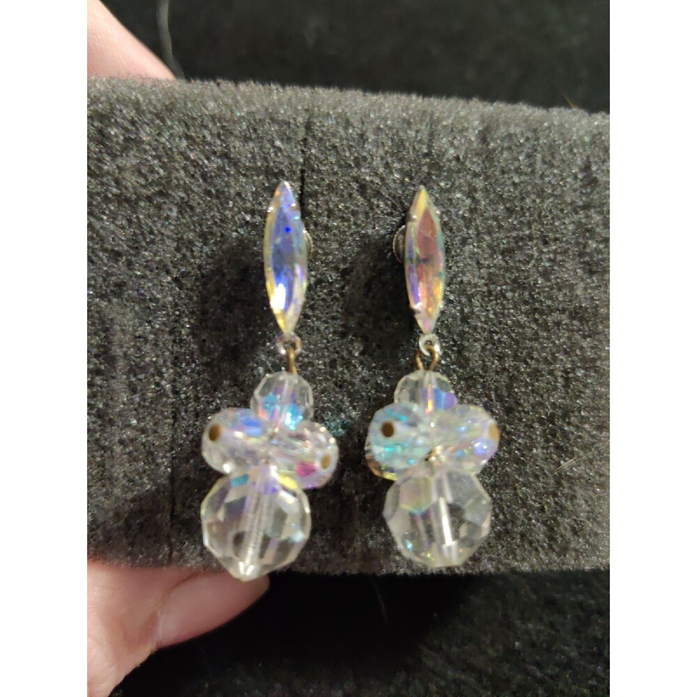 Aurora Borealis Crystal Earrings